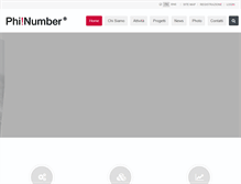 Tablet Screenshot of phi-number.com